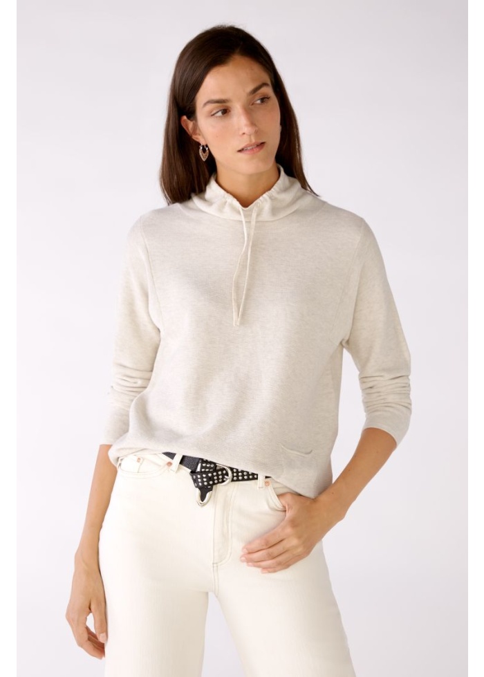 Oui | Relaxed Collar Jumper