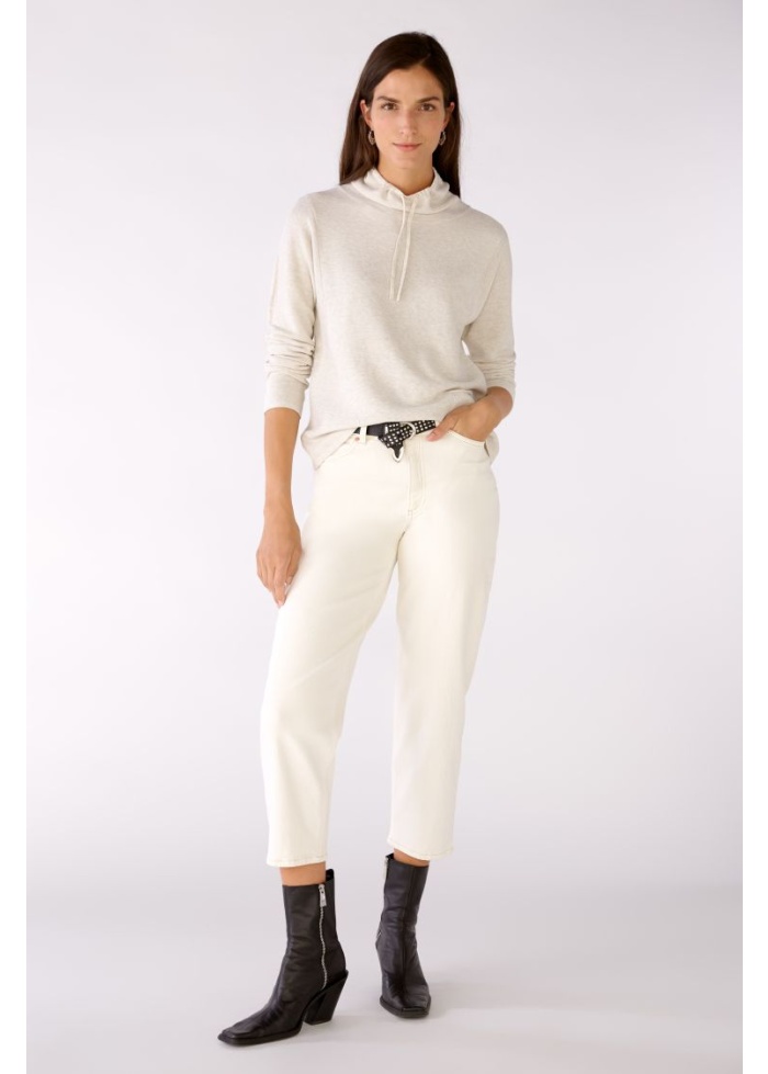 Oui | Relaxed Collar Jumper