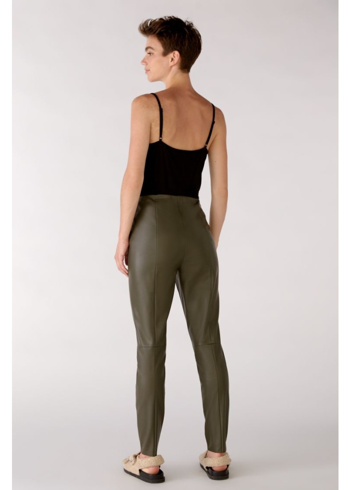 Oui | Pleather Trousers