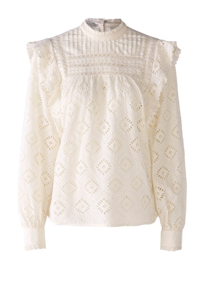 Oui | Broderie Anglaise Blouse