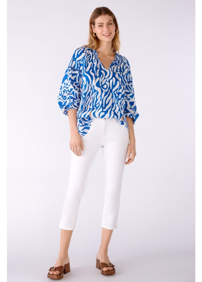 Oui | Print Blouse