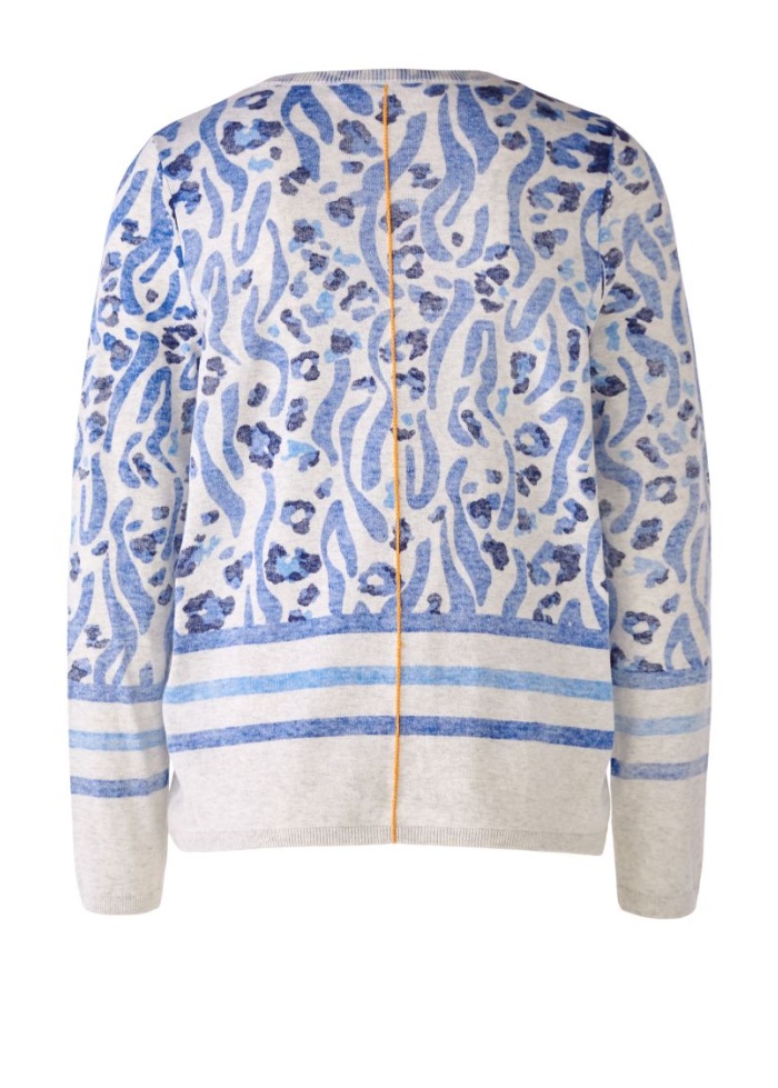 Oui | Cotton Print Jumper