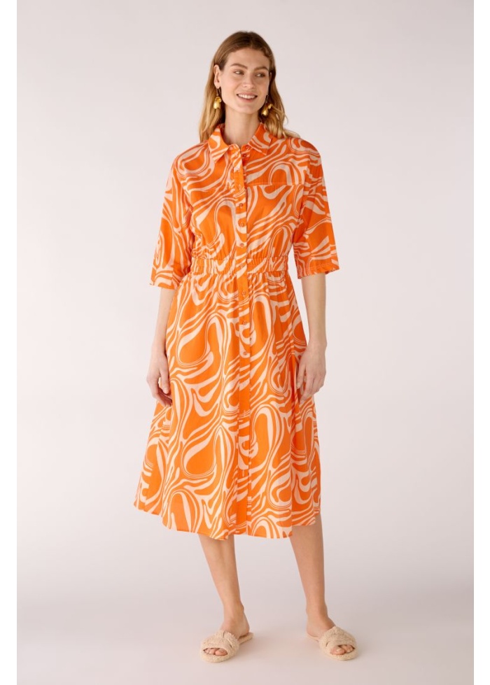 Oui | Swirl Shirt Dress