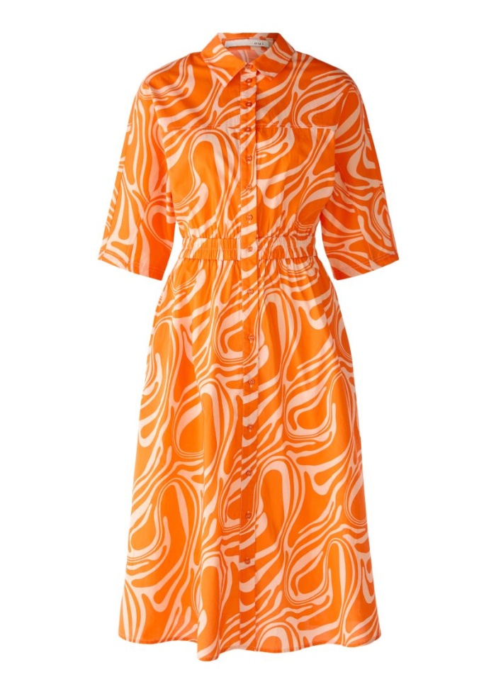 Oui | Swirl Shirt Dress