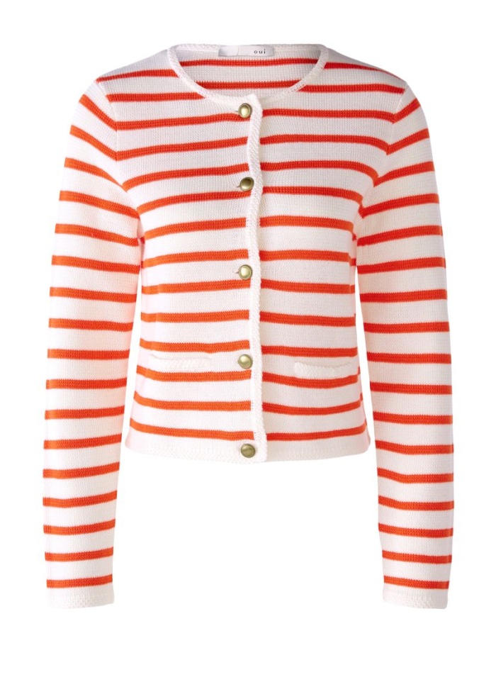 Oui | Stripe Jacket