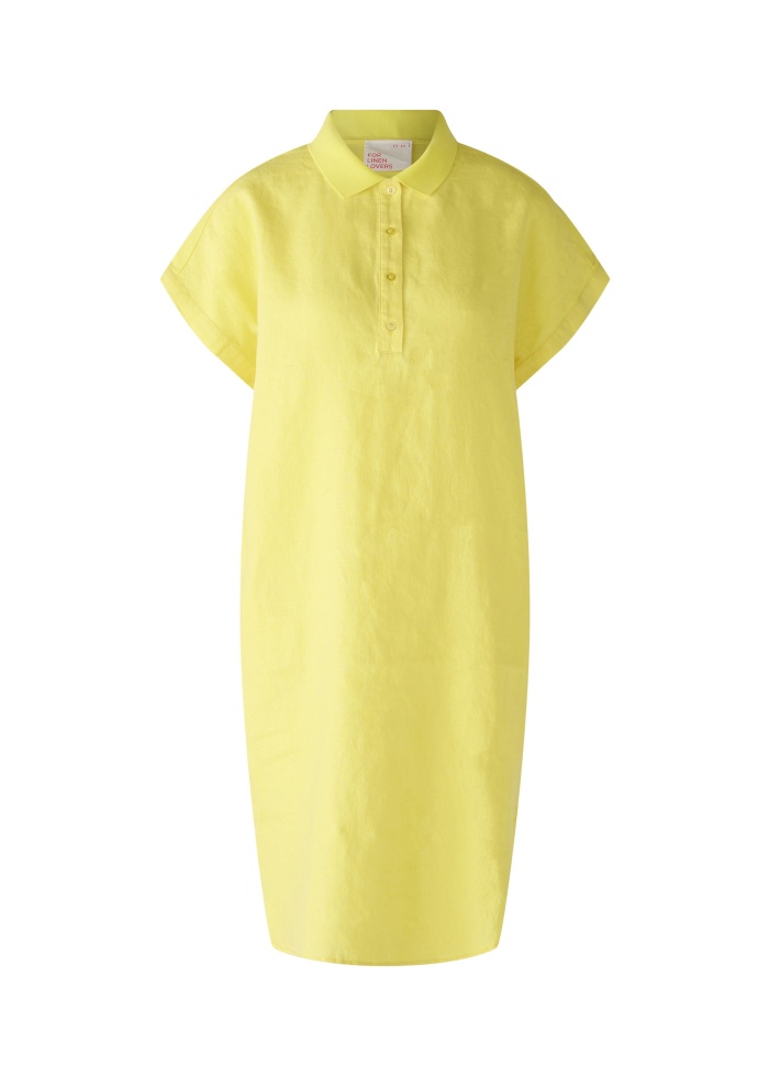 Oui | Linen Polo Dress