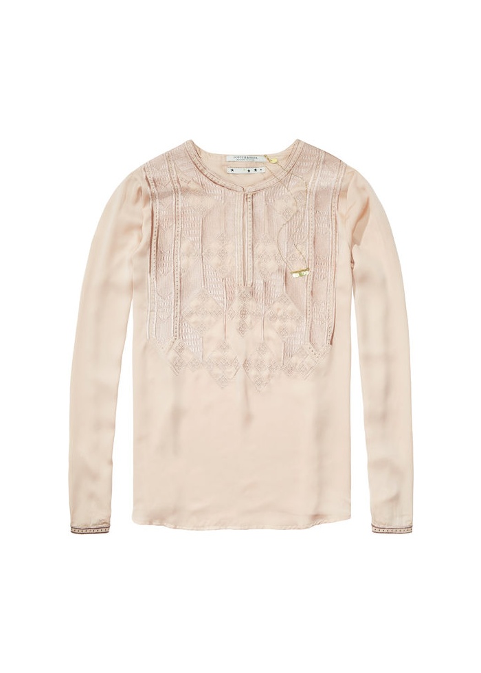Maison Scotch | Embroidered Top