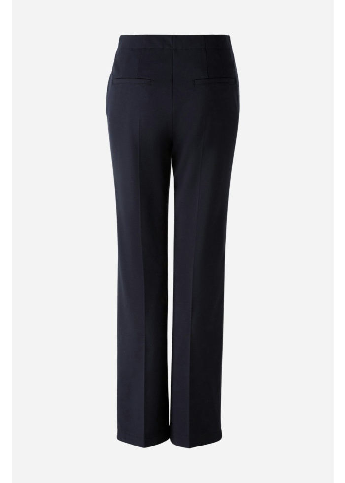Oui | Wide Leg Trousers Navy