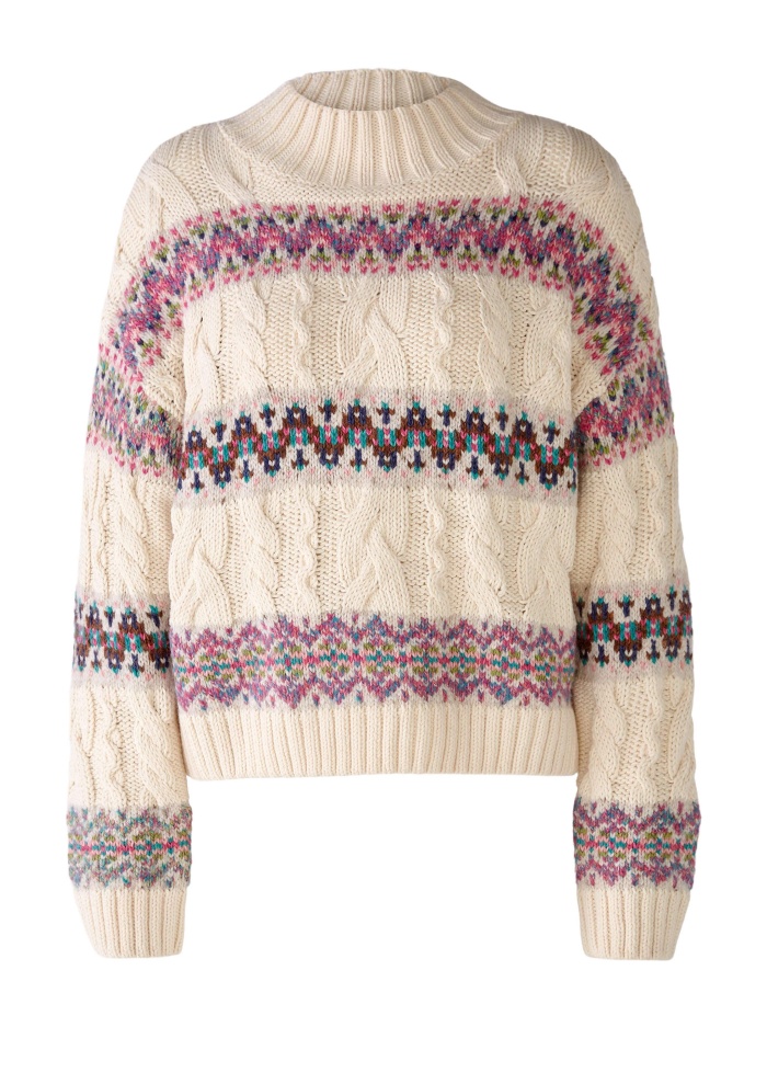 Oui | Stripe Knitted Jumper