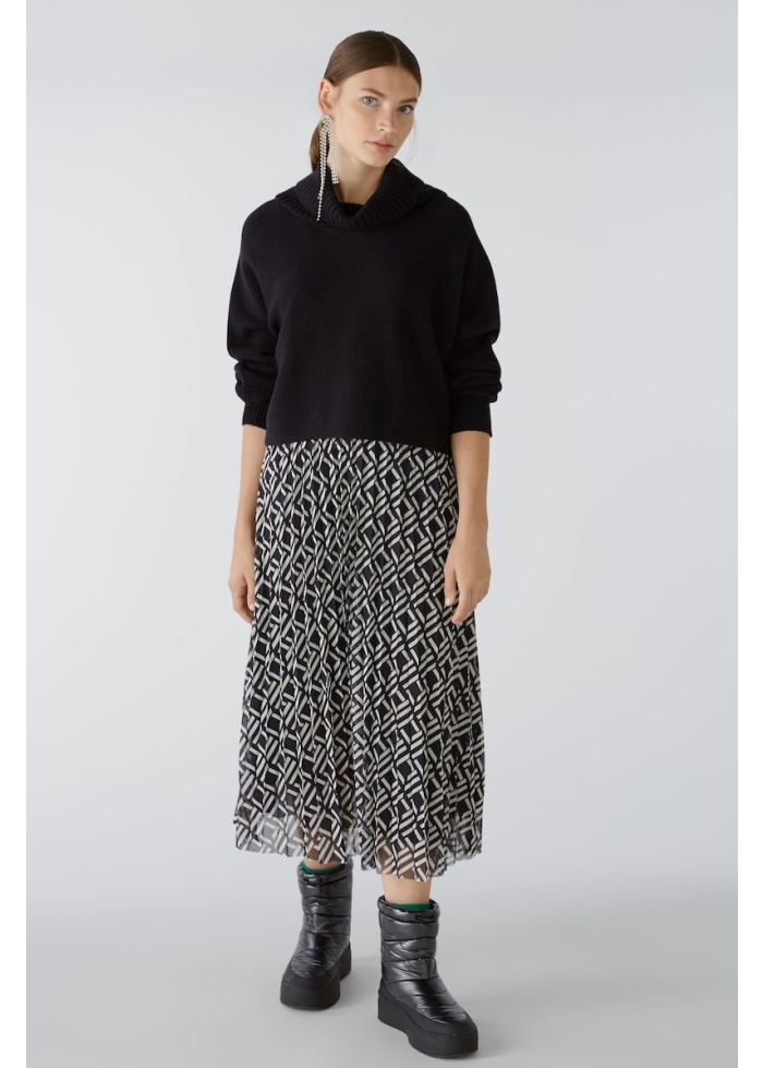 Oui | Pleat Skirt