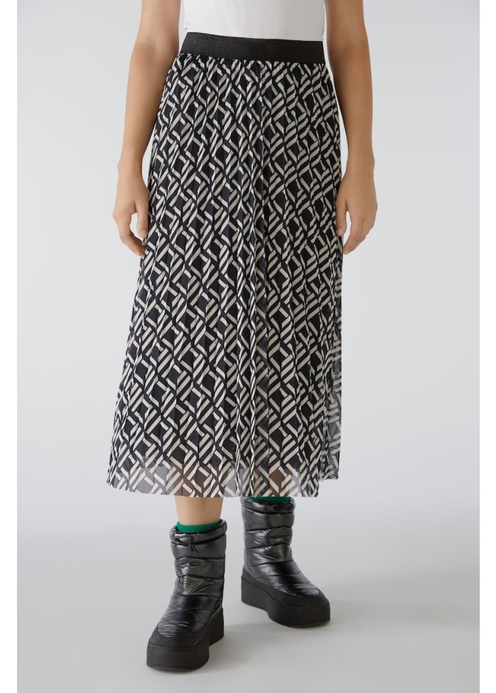 Oui | Pleat Skirt
