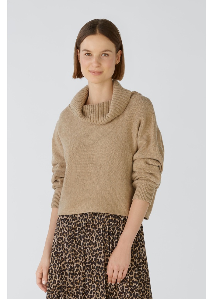 Oui | Short Roll Neck Jumper