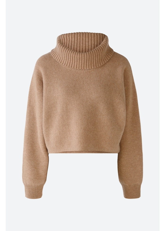 Oui | Short Roll Neck Jumper