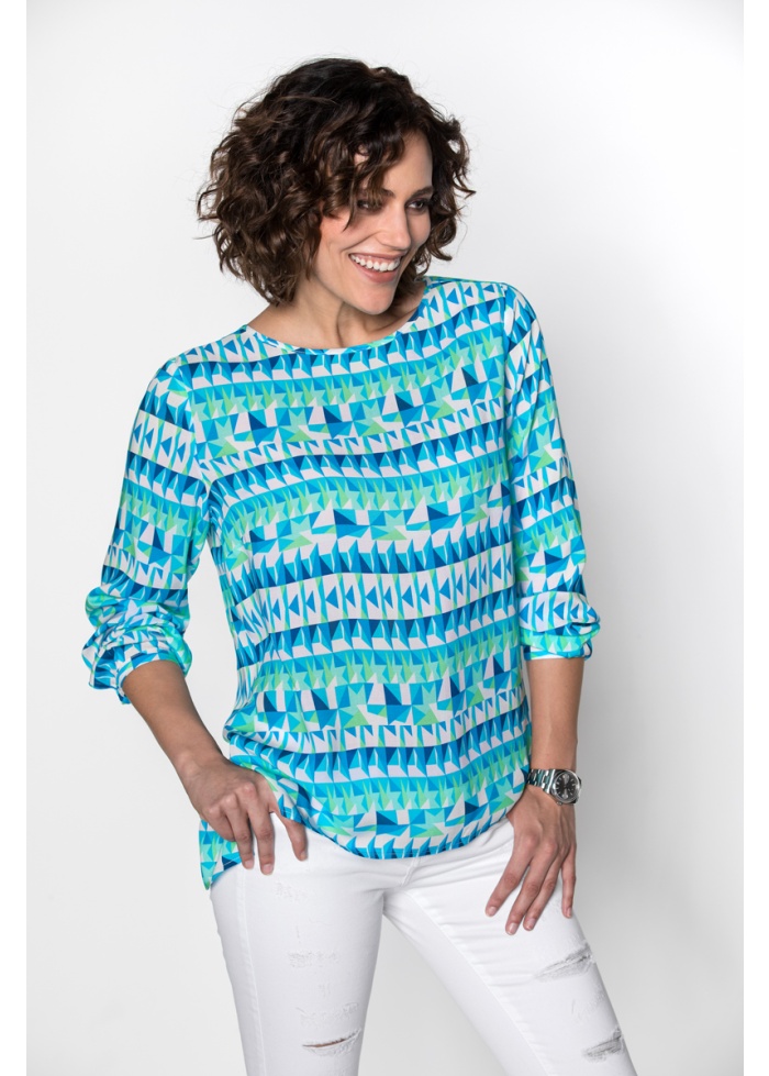 Milano | Geometric Print Top