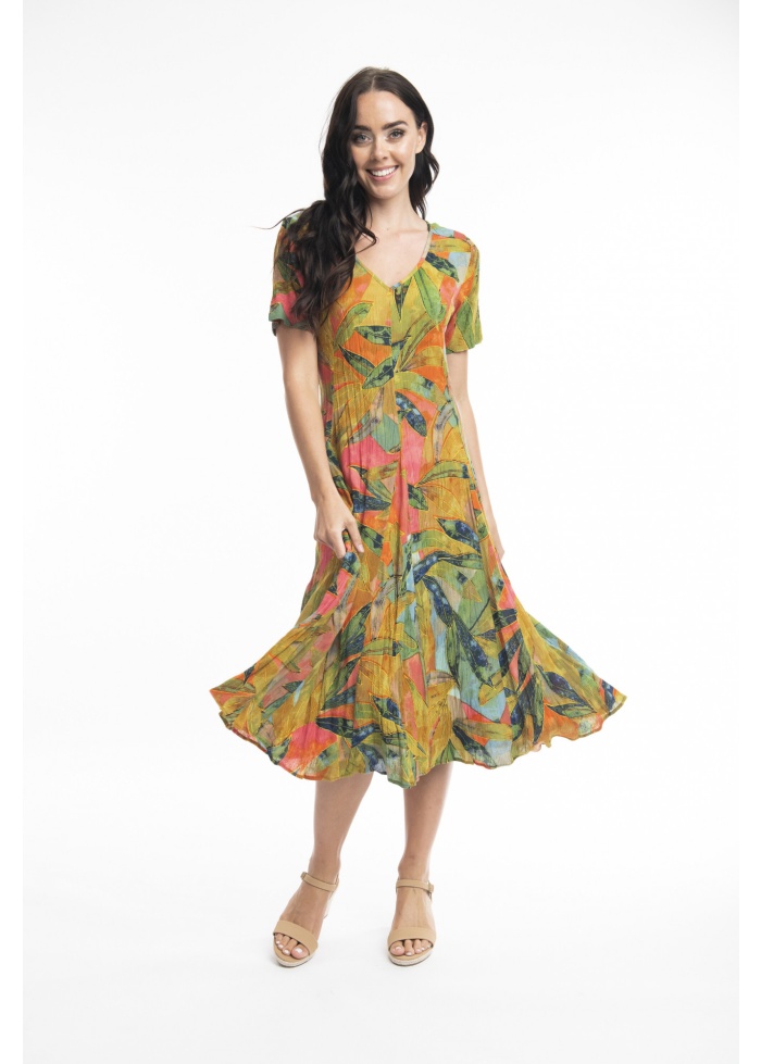 Orientique | Marmaris Godet Dress