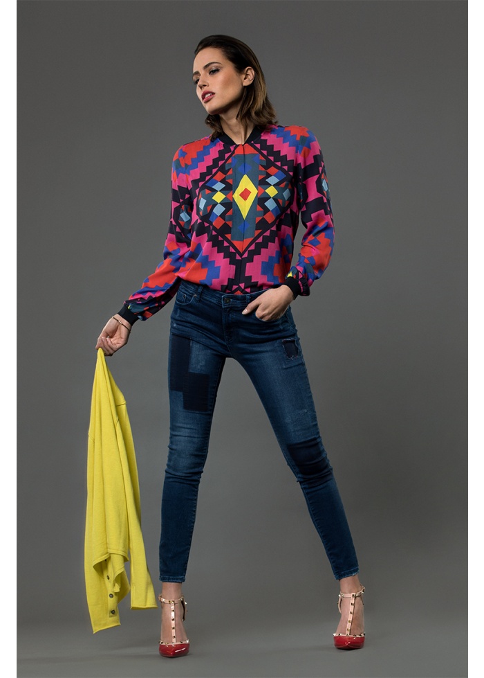 Milano | Print sportlux blouse