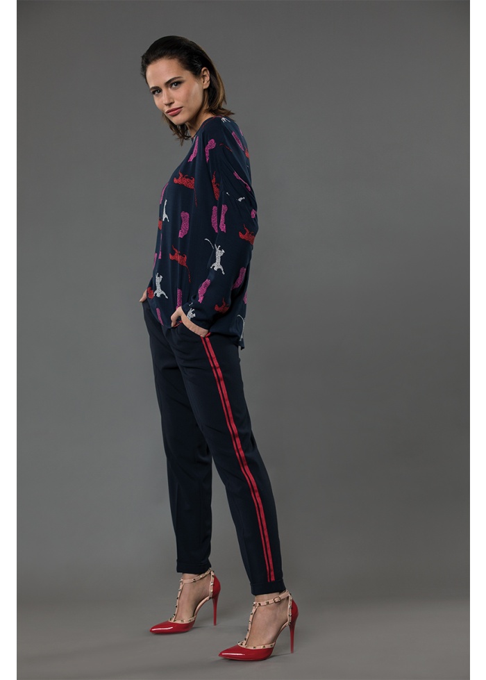 Milano | Panther pattern blouse