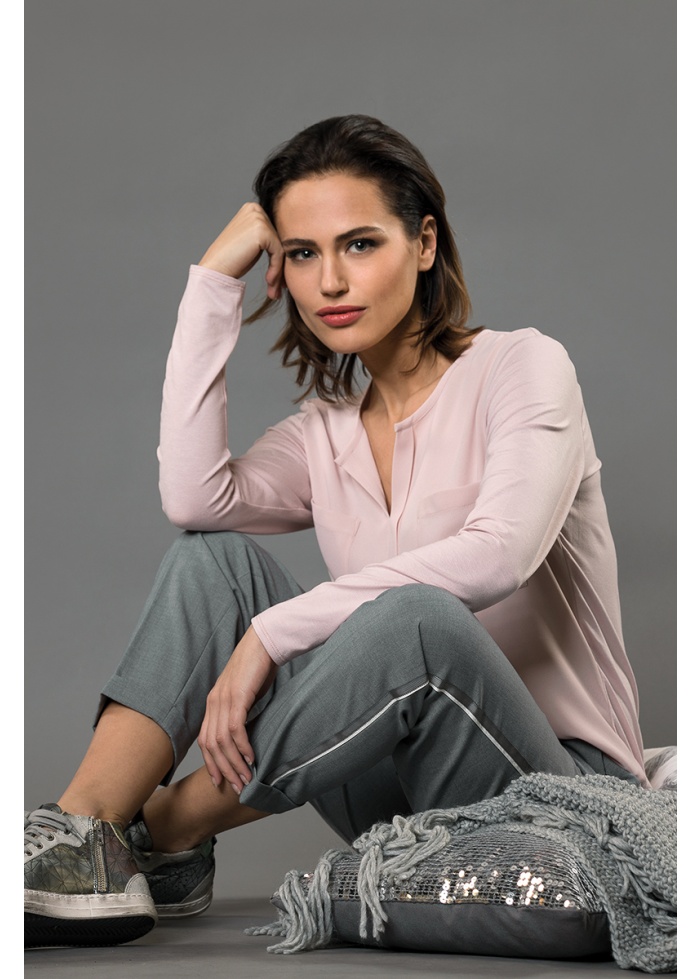 Milano | Chiffon front blouse