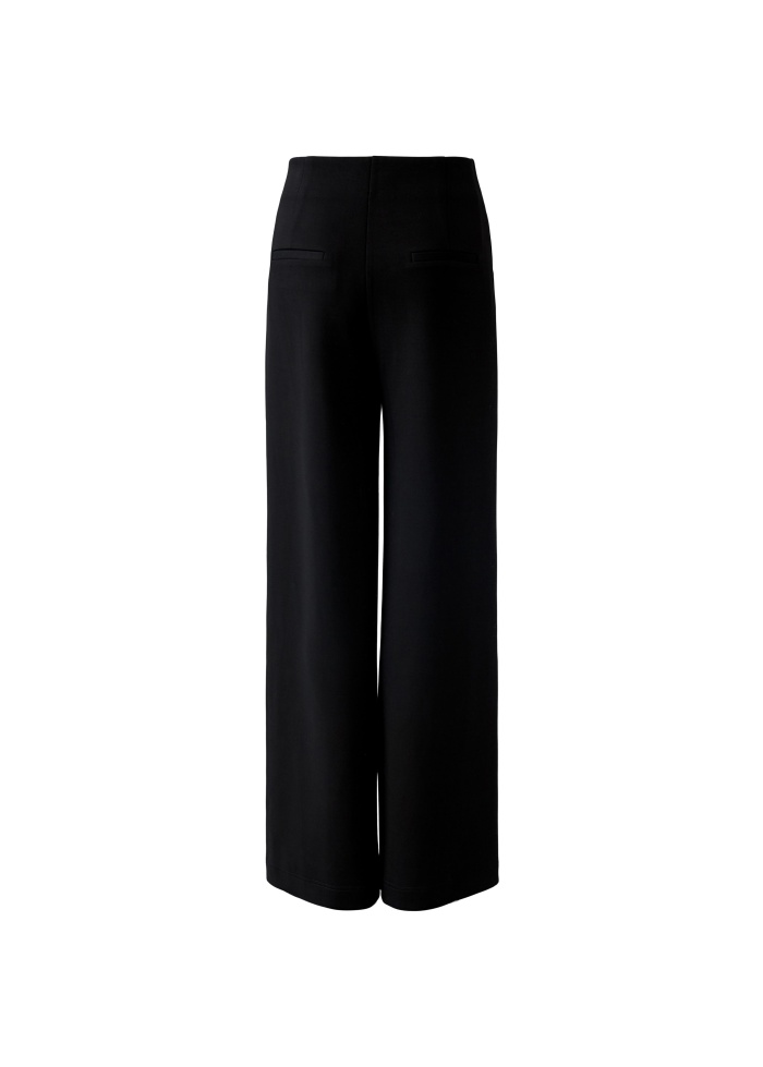Oui | Scuba Black Trousers