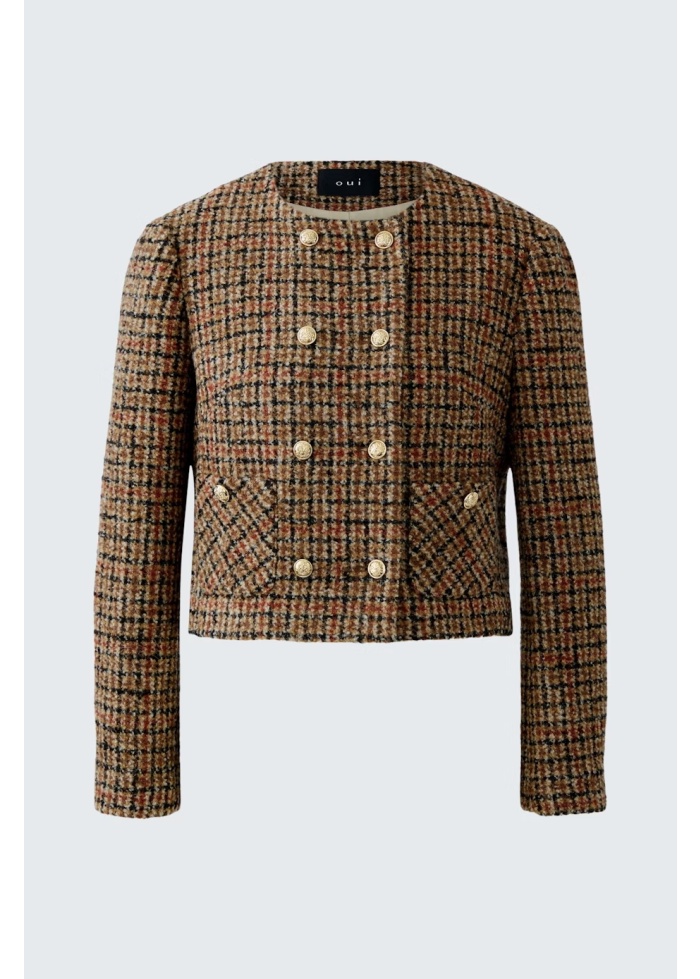 Oui | Tweed Jacket 