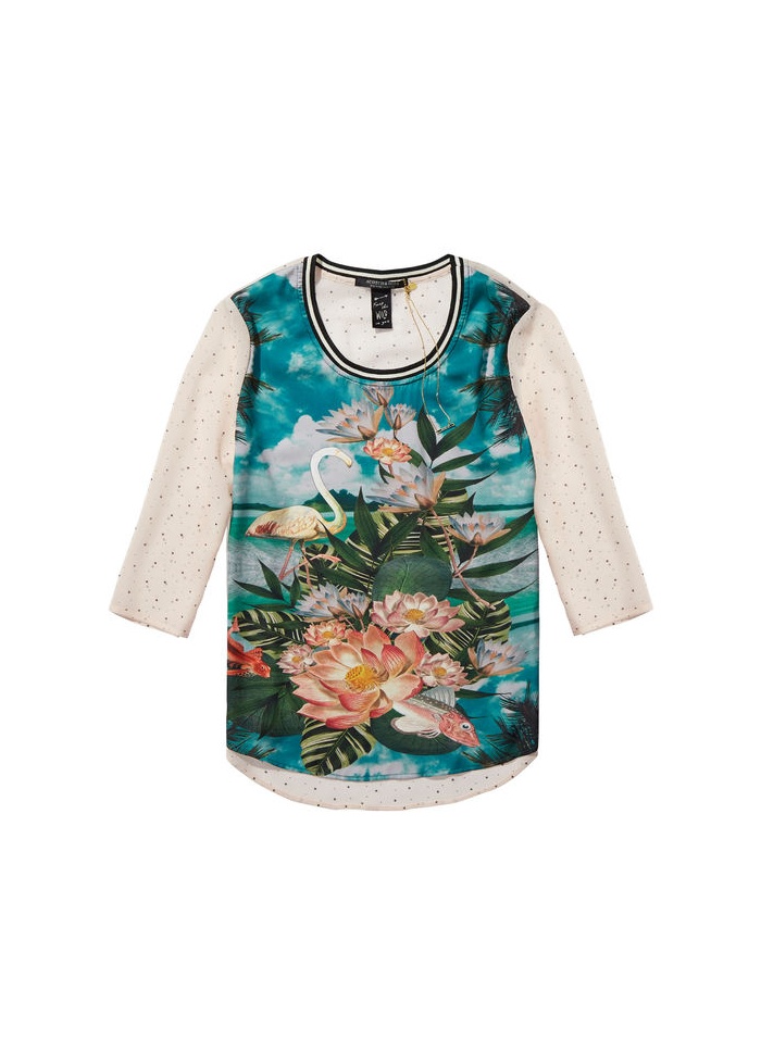 Maison Scotch | Photo Printed Top