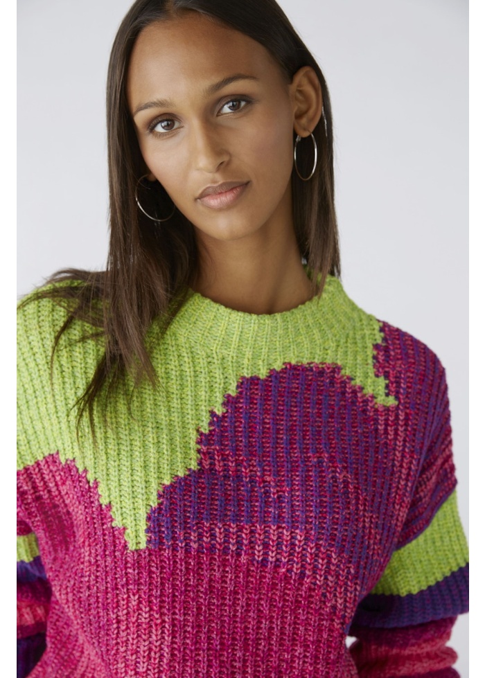 Oui | Stripe Back Jumper