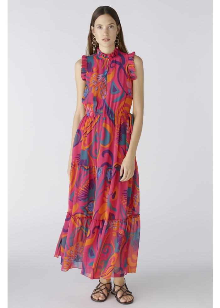 Oui | Chiffon Maxi Dress