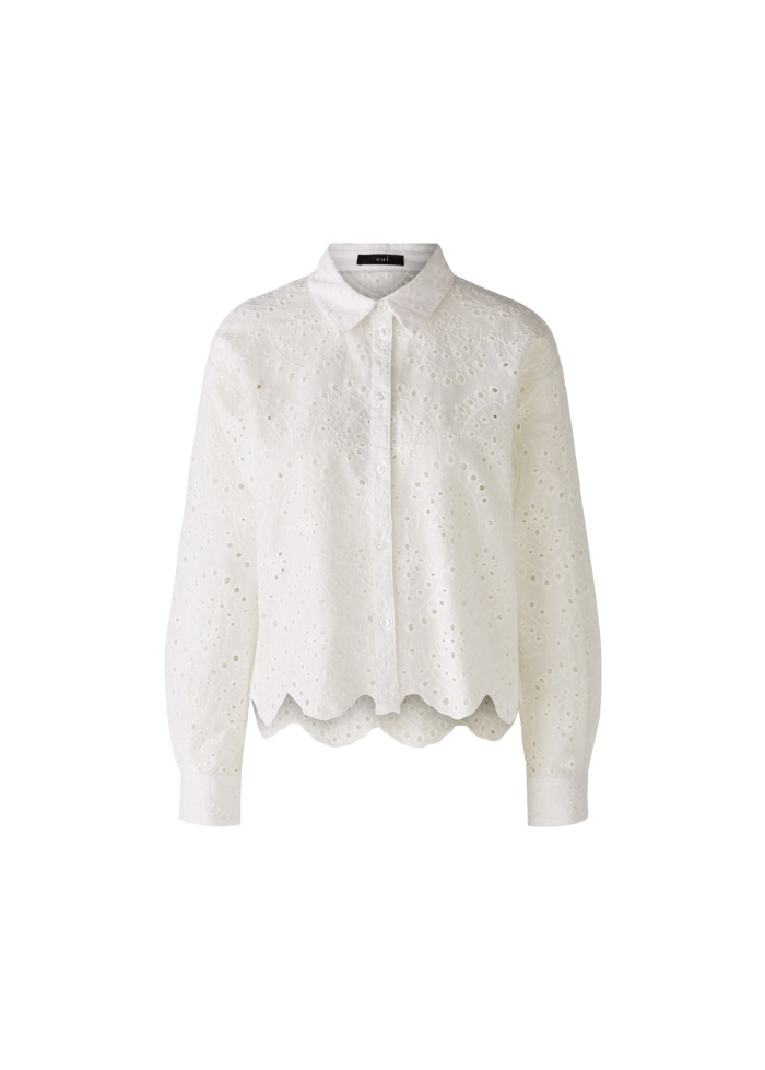 Oui | Broderie Anglaise Blouse