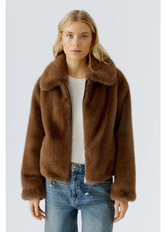 Oui | Furry Jacket