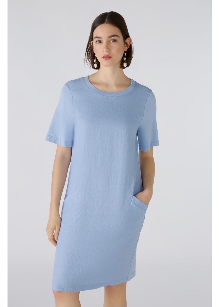 Oui | Linen Jersey Dress