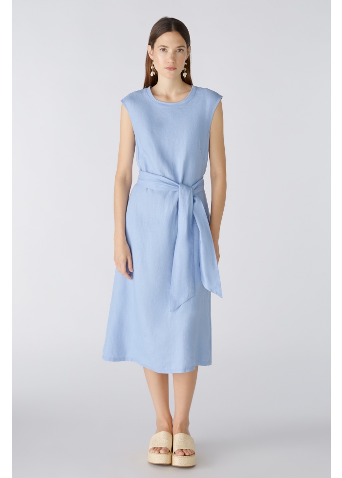 Oui | Midi Linen Dress