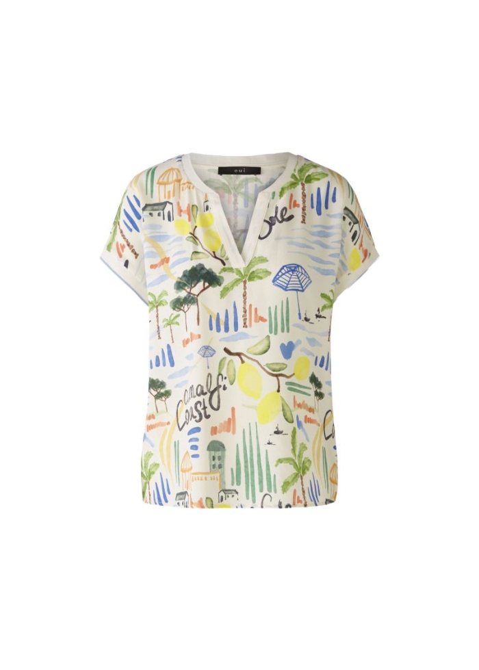 Oui | Amalfi VNeck Top