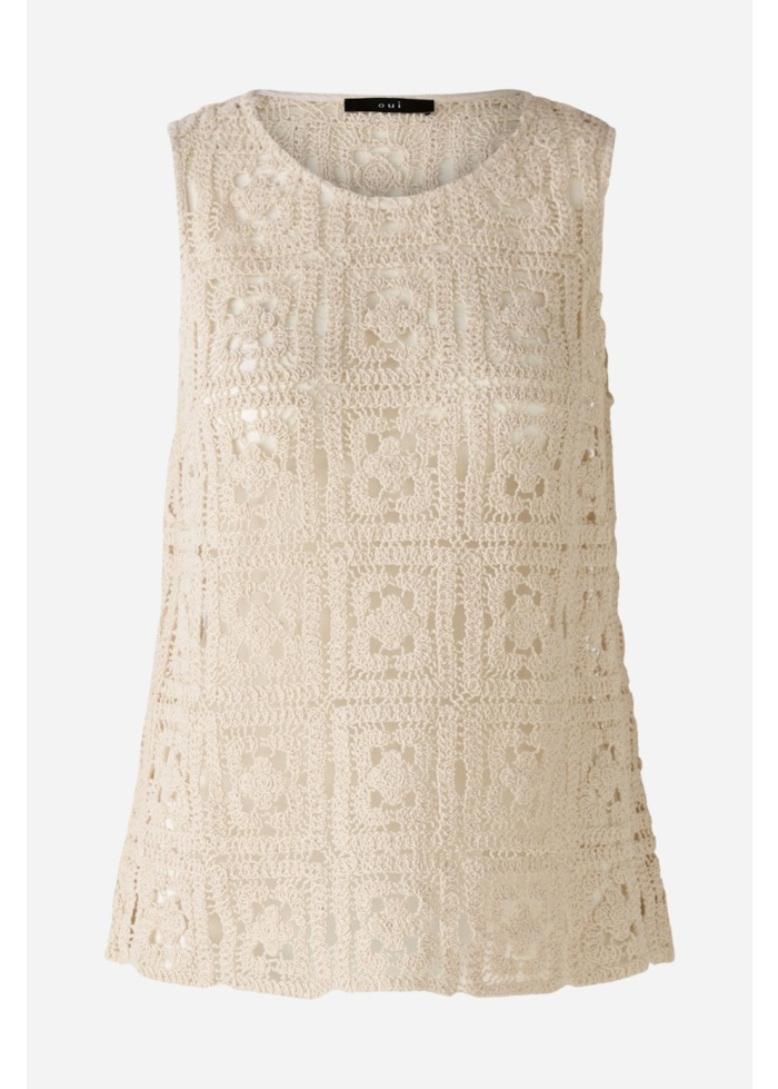 Oui | Crochet Top