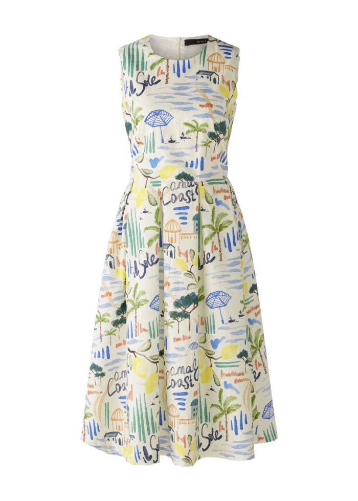 Oui | Amalfi cotton dress