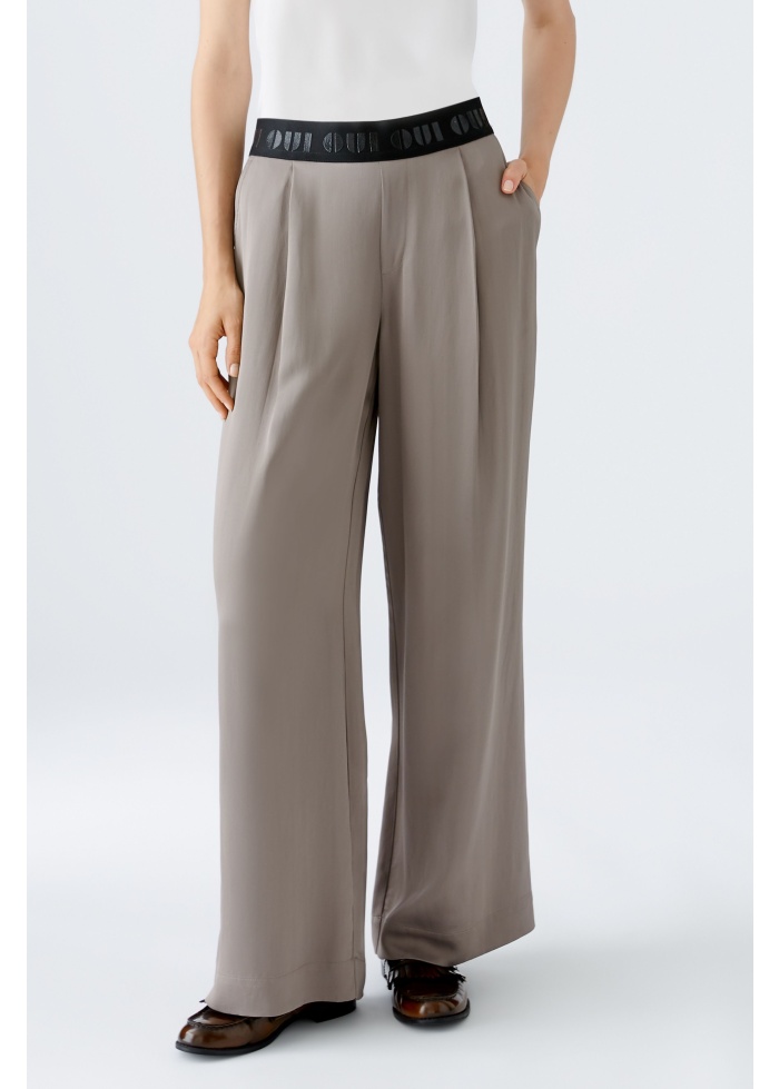 Oui | Silky Trousers