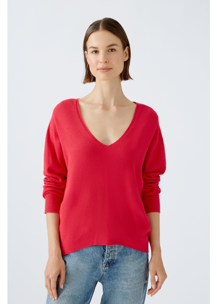 Oui | V-Neck Jumper