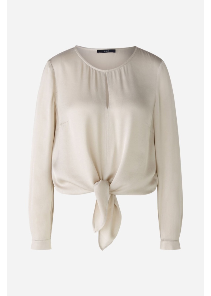 Oui | Silky Tie Blouse