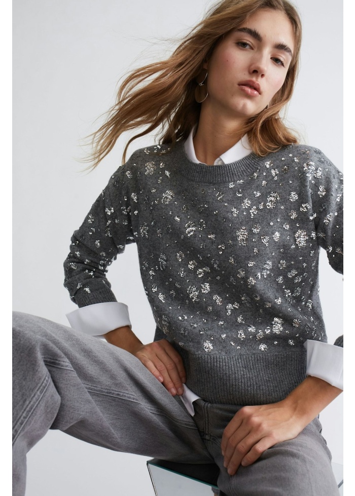 Oui | Sequin Jumper
