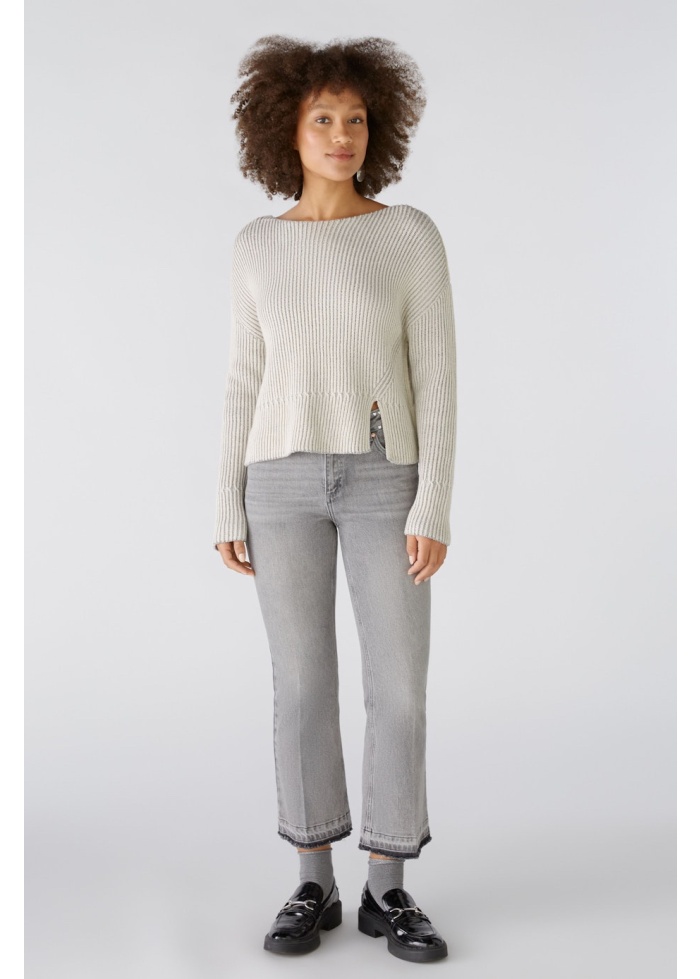 Oui | Split Lurex Jumper