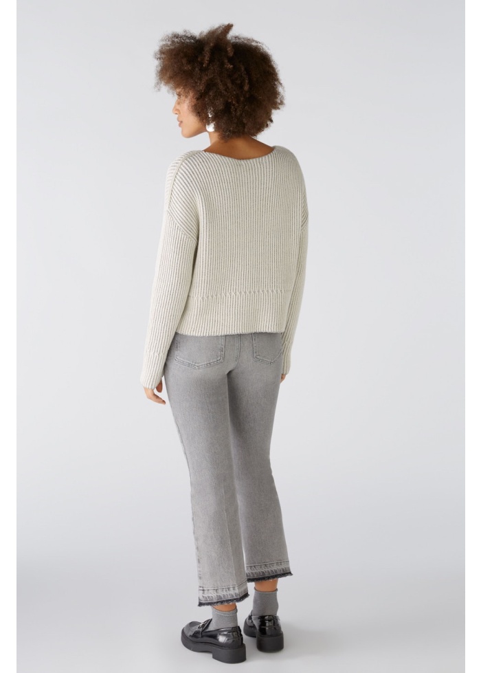 Oui | Split Lurex Jumper
