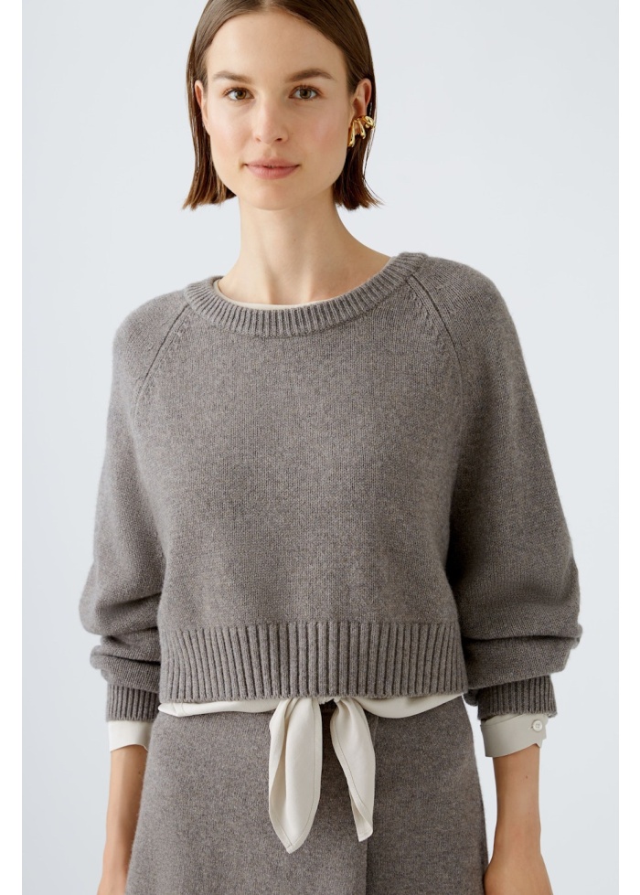 Oui | Cropped Jumper
