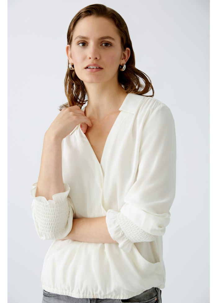 Oui | V-Neck Blouse