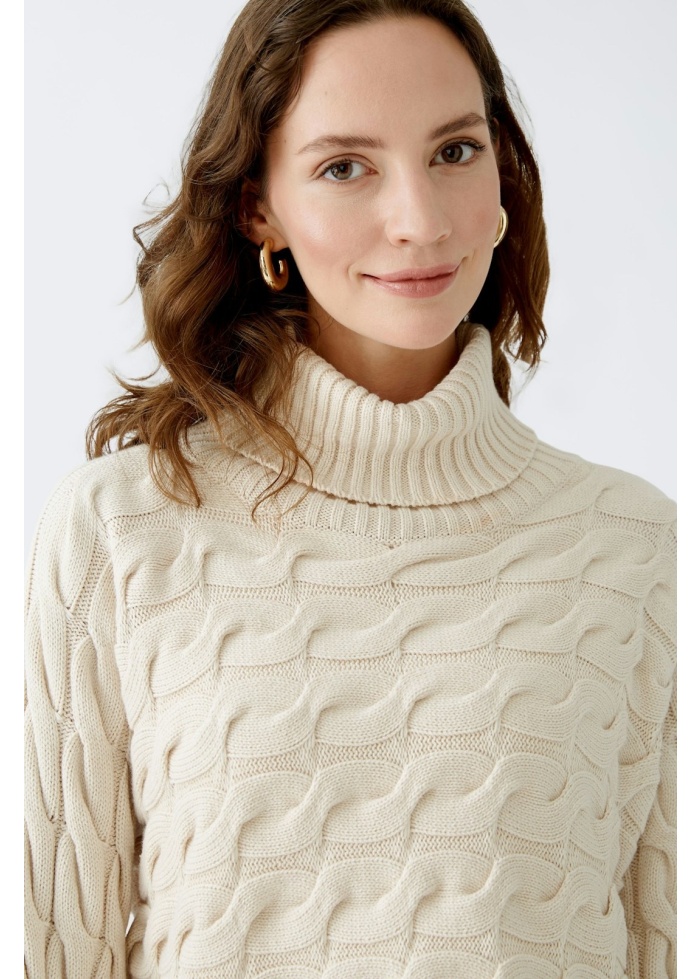 Oui | Cable Knit Jumper