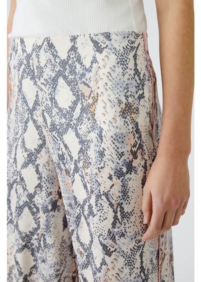 Oui | Snake Print Trousers