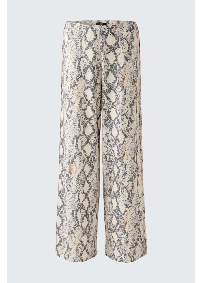 Oui | Snake Print Trousers