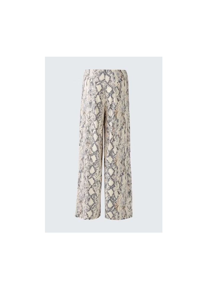 Oui | Snake Print Trousers