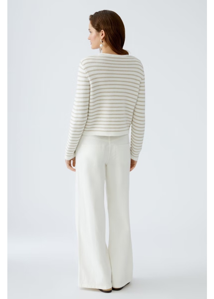 Oui | Stripe French Style Jacket