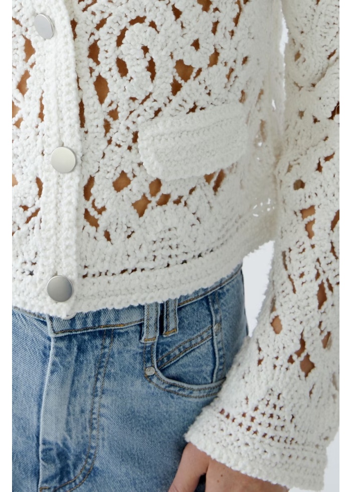 Oui | Crochet Cardigan
