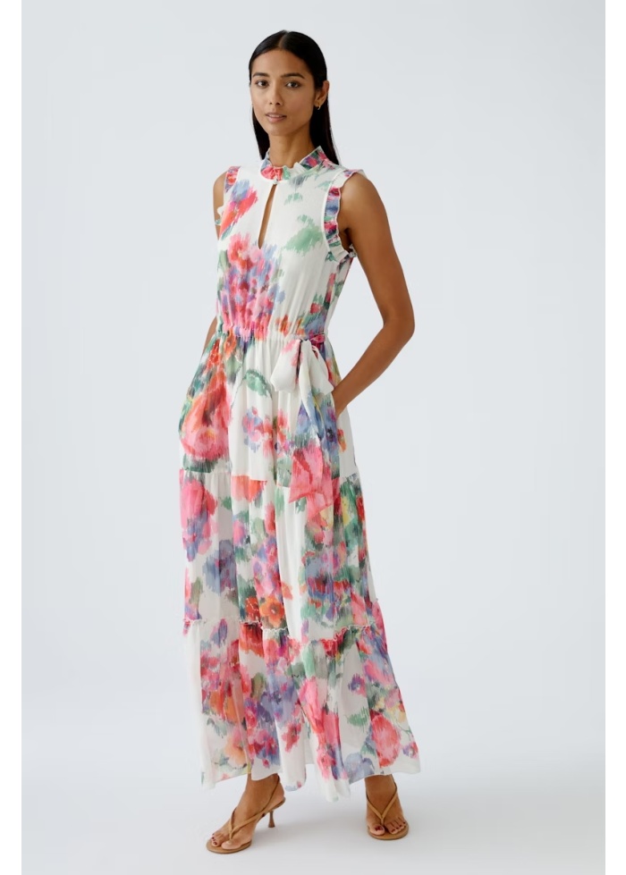 Oui | Chiffon Maxi Dress