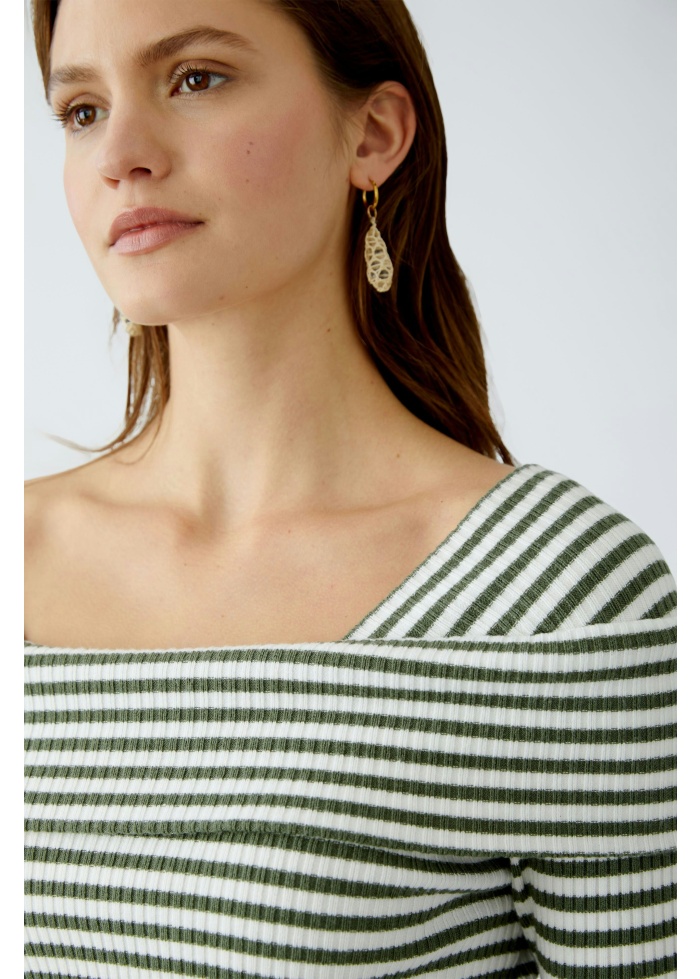 Oui | Stripe Top
